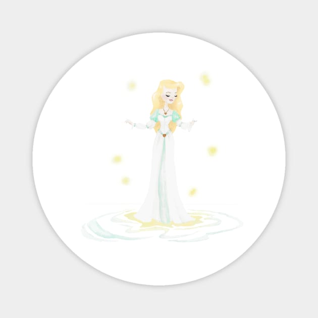 Princess Swan Magnet by littlemoondance